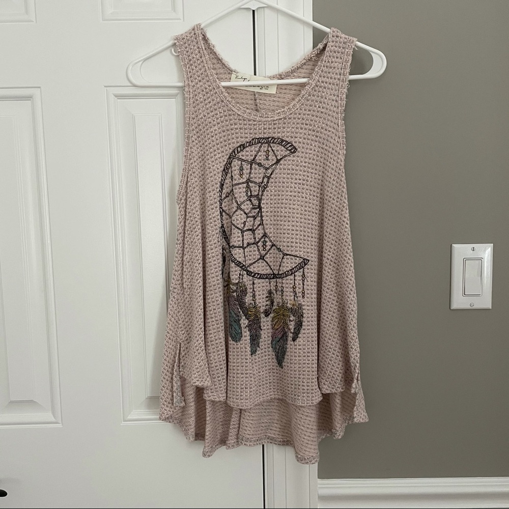 Vintage Havana dream waffleknit dreamcatcher tank